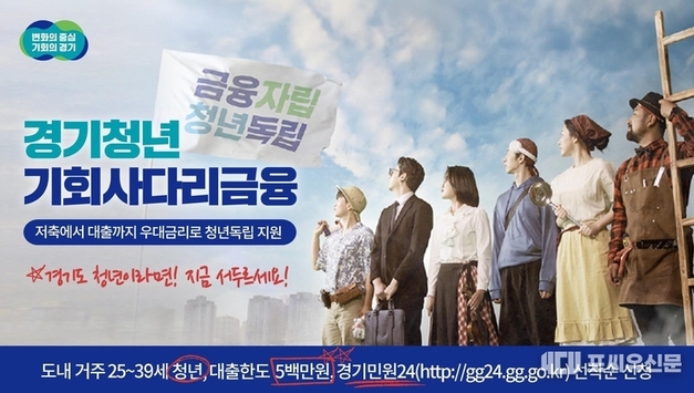 경기청년 기회사다리 금융 2차 공급 시작…대출 문턱 낮춰 수혜자 확대