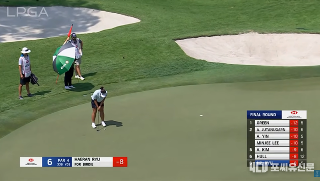 [정우정의 필드 리포트] 샷은 ‘여왕’, 퍼트는 ‘장벽’… 유해란, 센토사 그린에 막혀 단독 6위