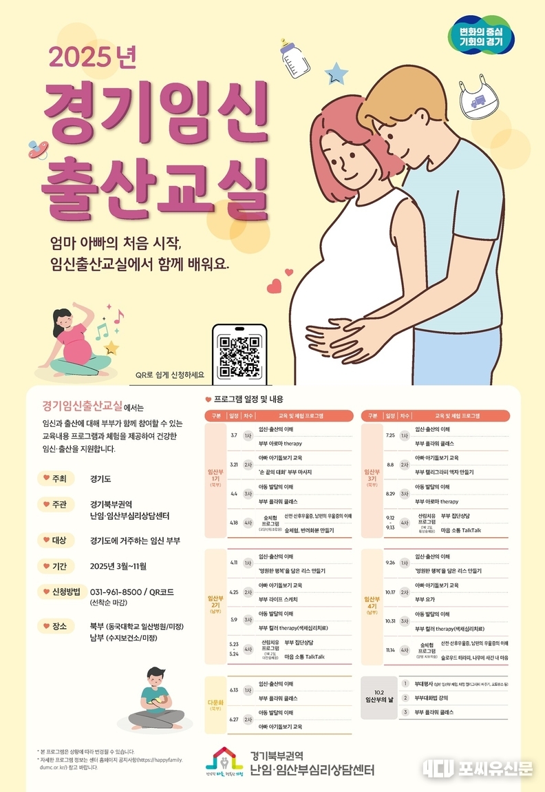 경기임신 출산교실, 자료제공: 경기도