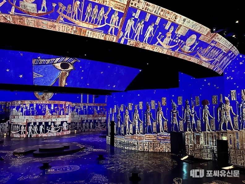 ‘파라오의 이집트, 빛으로 깨어난 고대 문명’展 Photo © TMONET - Théâtres des Lumières, 사진제공: 빛의 시어터