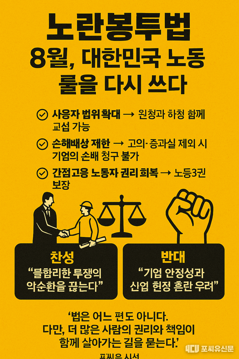Copilot으로 만든 노란봉투법 핵심 사항