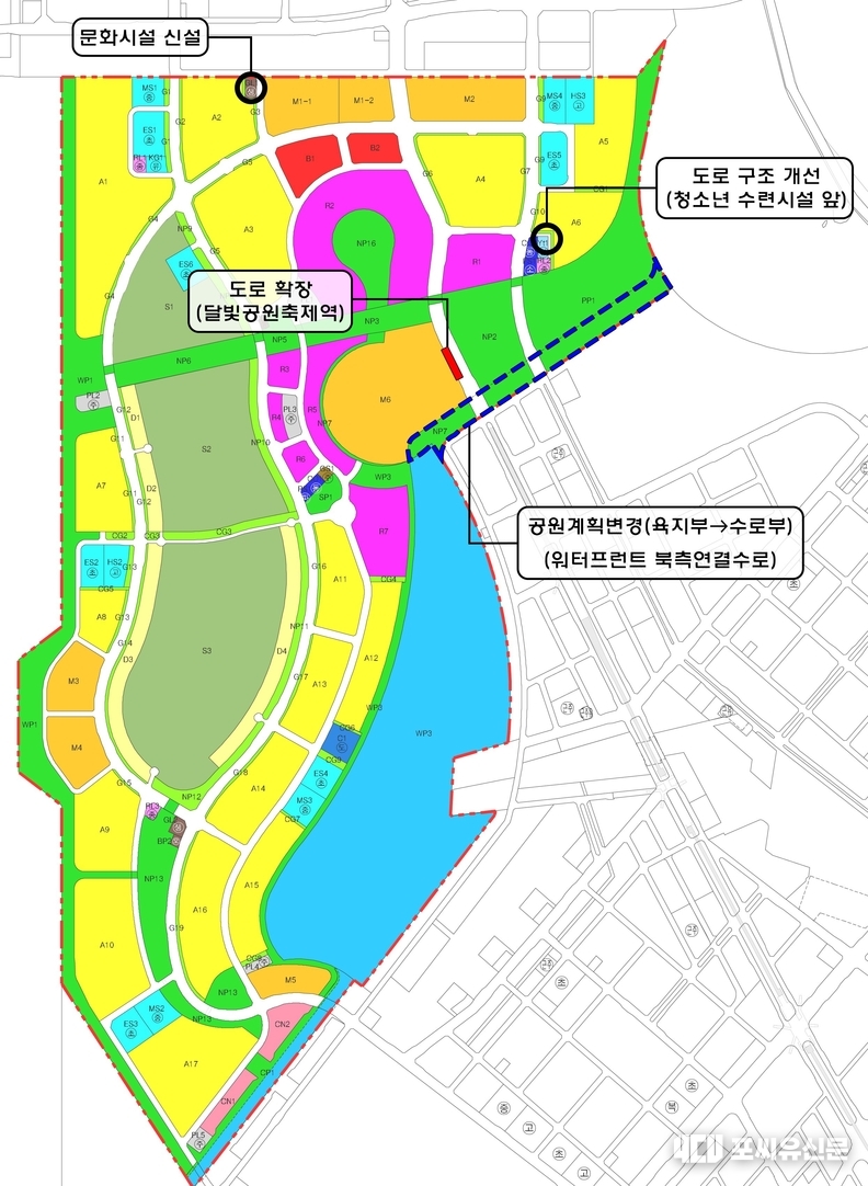 송도랜드마크시티 6·8공구 개발계획 실시계획 일부변경, 자료제공; 인천광역시