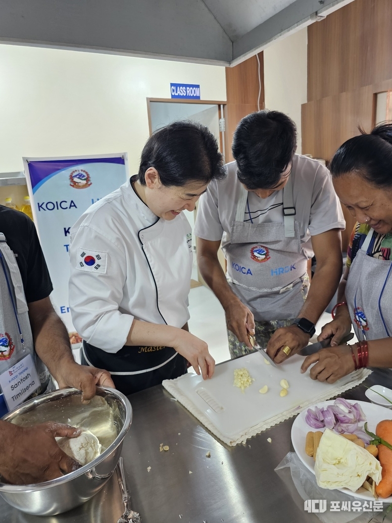 KOICA 네팔 카트만두 현지교육, 사진제공: 고용노동부