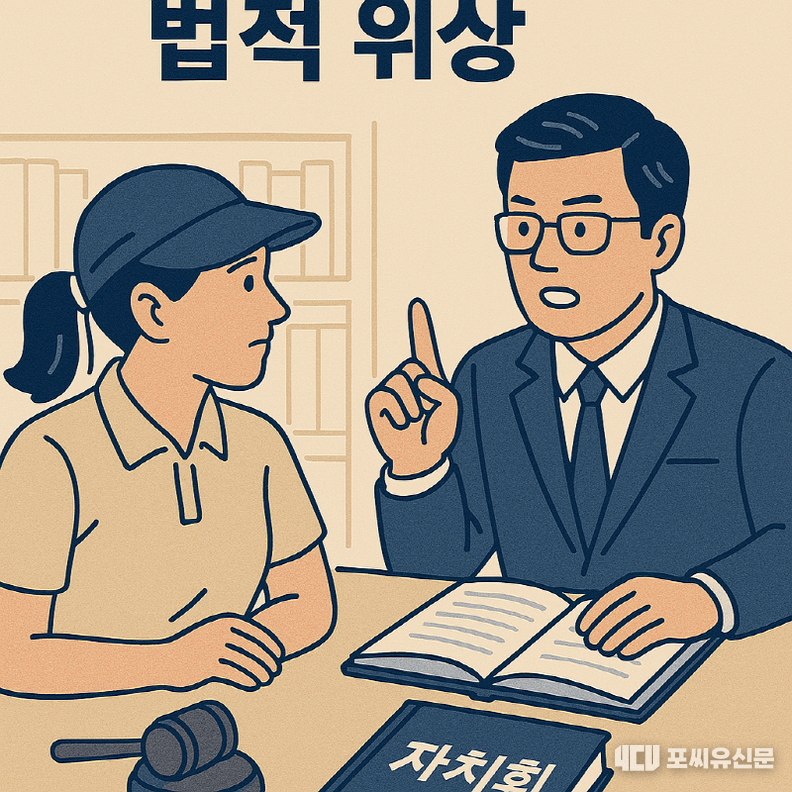 생성형 AI로 캐디자치회가 골프장 관계자와 회의를 하고 있는 모습을 만들었다.