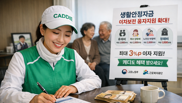 “캐디도 혜택 받는다” 생활안정자금 이차보전 융자사업 확대